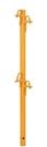 Scaffold safety rail mid post